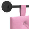 vidaXL Cabecera Colgante Montaje en la pared Rosa 190 x 55 x 7 cm tela