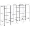 vidaXL Estanter&iacute;a almacenaje para 12 cajas acero plateado 190x33x116cm