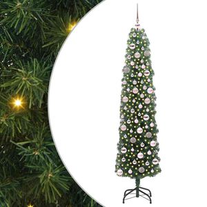 vidaXL &Aacute;rbol de Navidad artificial Verde 180 cm PVC, Acero y Pl&aacute;stico