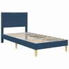 vidaXL Estructura de cama Azul 80 x 200 cm Poli&eacute;ster
