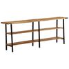 vidaXL Mesa consola de madera maciza de mango 180x35x70 cm