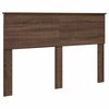 vidaXL Cabecero Roble Marr&oacute;n Madera contrachapada