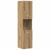 vidaXL Juego de muebles ba&ntilde;o 4 piezas madera ingenier&iacute;a roble artisan