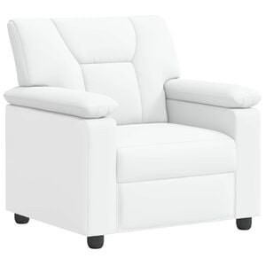 vidaXL Sof&aacute; Blanco 91 x 85 x 93 cm Cuero sint&eacute;tico