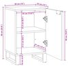 vidaXL Gabinete de Lavabo para Ba&ntilde;o con estante 38 x 33,5 x 58 cm