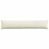 vidaXL Cojines de sofá 2 pcs Crema 200 x 40 cm Tela de pana