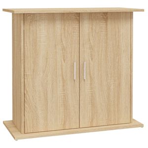 vidaXL Soporte para acuario de roble Sonoma 81x36x73 cm de madera de ingeniería