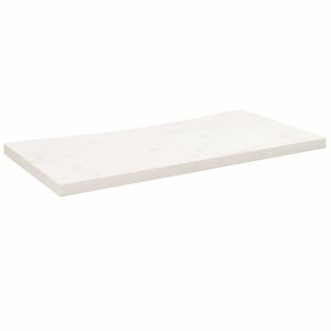 vidaXL Tablero de escritorio madera maciza de pino blanco 80x40x2,5 cm