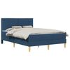 vidaXL Estructura de cama Azul 140 x 190 cm Poli&eacute;ster