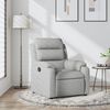 vidaXL Sill&oacute;n reclinable de tela gris claro