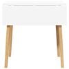 vidaXL Dining Table Natural Solid Wood Rubber