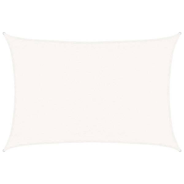 vidaXL Toldo de vela blanco HDPE 160 g/m² 3,5x5 m