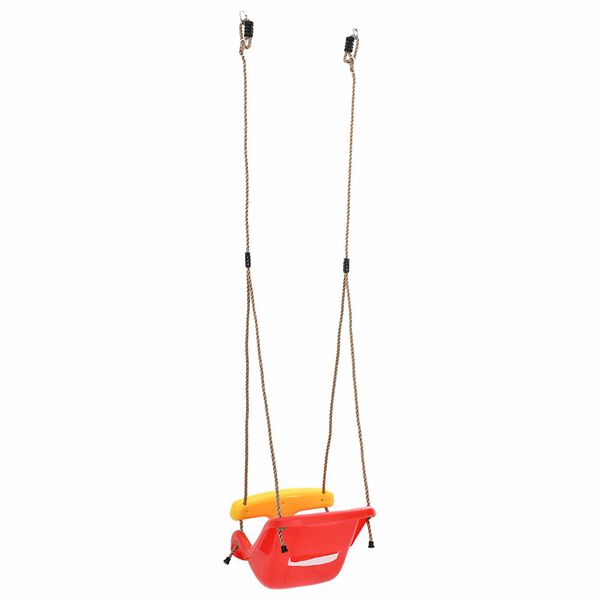 vidaXL Columpio infantil Rojo 36 x 43 x 42 cm Plástico