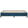 vidaXL Estructura de cama sin colch&oacute;n terciopelo azul oscuro 140x190cm