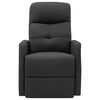 vidaXL Sill&oacute;n de masaje elevable tela gris oscuro