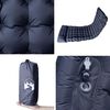 vidaXL Colch&oacute;n de camping autoinflable con almohada 1 persona gris