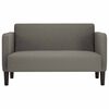 vidaXL Sof&aacute; Loveseat gris claro 109 cm tejido de pana