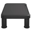 vidaXL Soporte para monitor negro 38x24x10,5 cm