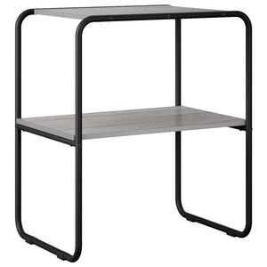 vidaXL Mesa Consola Sonoma gris 60 x 42,5 x 70 cm Madera de ingenier&iacute;a