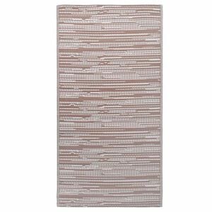 vidaXL Alfombra de exterior PP marr&oacute;n 120x180 cm