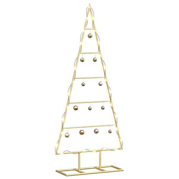 vidaXL Árbol de Navidad para decoración metal negro 90 cm