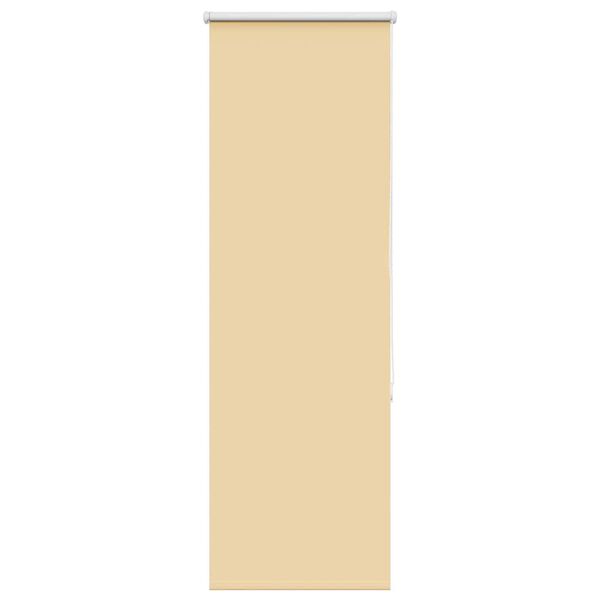 vidaXL Estor Enrollable Opaco Beige 55x150 cm Tela Ancho 50,7 cm