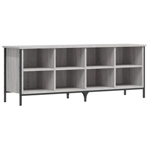 vidaXL Zapatero madera de ingenier&iacute;a gris Sonoma 131x35x50 cm