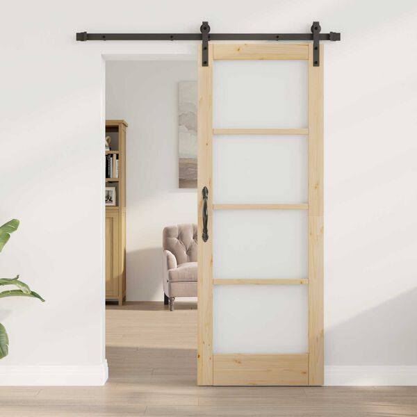 vidaXL Puerta Corredera ORKDAL Natural 73,5 x 198,5 cm