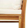 vidaXL Juego muebles jard&iacute;n 11 pzas con cojines madera maciza acacia