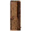 vidaXL Gabinete de Baño con puerta Madera vieja 39 x 23.5 x 65 cm