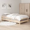 vidaXL Cama apilable de madera pino maciza 100x200 cm