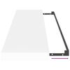 vidaXL Estantes flotantes pared 2 uds MDF blanco 90x23,5x3,8 cm