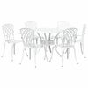 vidaXL Conjunto de Comedor de Jard&iacute;n 7 pcs Aluminio