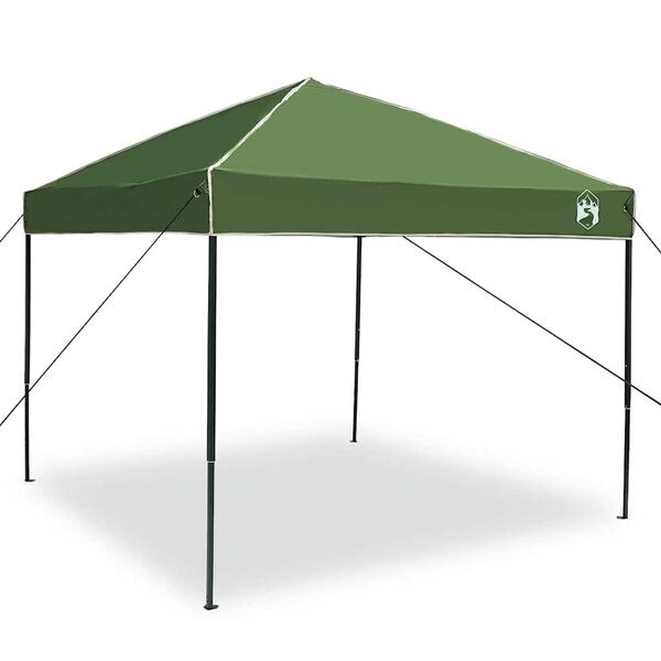 vidaXL Carpa Dosel Manual Verde 243 x 243 x 251 cm tela