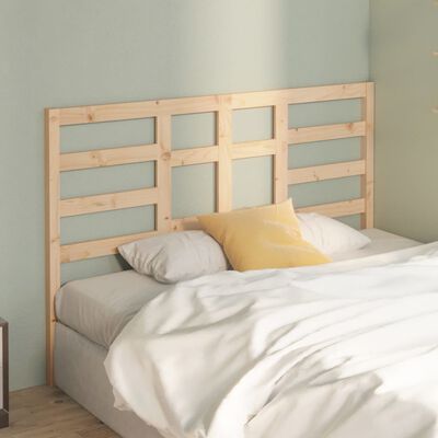vidaXL Cabecero de cama madera maciza de pino 156x4x104 cm