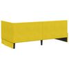 vidaXL Estructura de cama en esquina Amarillo 90 cm x 200 cm