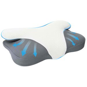 vidaXL Almohada cervical Espuma Viscoel&aacute;stica 57 x 36 x 13 cm