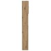 vidaXL Armario lavadora madera ingeniería roble artesanal 64x24x190 cm