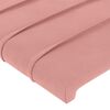 vidaXL Cama box spring con colch&oacute;n terciopelo rosa 180x200 cm