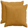 vidaXL Funda de almohada 2 uds. HOUTEN Amarillo 60 x 60 cm pana