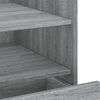 vidaXL Mesita de noche madera de ingenier&iacute;a gris Sonoma 45x50x50 cm