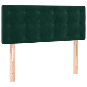 vidaXL Cabecero de terciopelo verde oscuro 90x5x78/88 cm