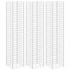 vidaXL Arriates de gaviones 3 unidades hierro 30x30x150 cm