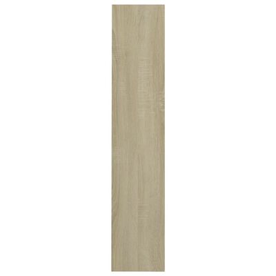 vidaXL Zapatero de pared madera contrachapada roble Sonoma 80x18x90 cm