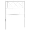 vidaXL Cabecero de repuesto de metal blanco 100 cm