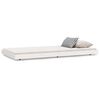 vidaXL Cama sin colch&oacute;n madera maciza de pino blanca 80x200 cm