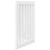 vidaXL Puerta para perros plegable 3 paneles madera álamo blanca 150cm