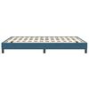 vidaXL Estructura de cama sin colchón terciopelo azul oscuro 160x210cm