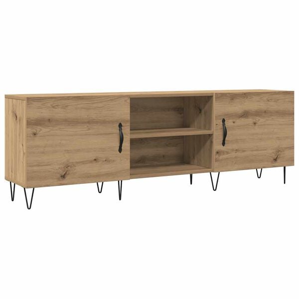 vidaXL Mueble de TV madera de ingeniería roble artisan 150x30x50 cm