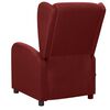 vidaXL Sill&oacute;n de masaje elevable tela rojo tinto